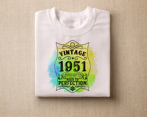 75th Birthday Sublimation Designs Bundle, 6 75th Birthday PNG Files, 75 And Fabulous PNG, Cheers To 75 Years PNG, Hello Seventy Five PNG, Vintage 1951 PNG Sublimation HappyDesignStudio 