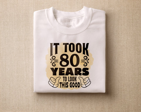 80th Birthday Sublimation Designs Bundle, 6 80th Birthday PNG Files, Hello Eighty PNG, Cheers To Eighty Years PNG, Vintage 1945 PNG Sublimation HappyDesignStudio 