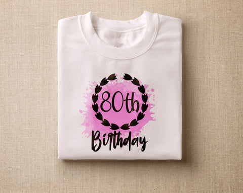 80th Birthday Sublimation Designs Bundle, 6 80th Birthday PNG Files, Hello Eighty PNG, Cheers To Eighty Years PNG, Vintage 1946 PNG Sublimation HappyDesignStudio 