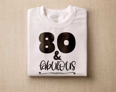 80th Birthday SVG Bundle, 6 Designs, 80 And Fabulous SVG, Cheers To 80 Years SVG, Vintage 1945 SVG, It Took 80 Years To Look This Good SVG SVG HappyDesignStudio 