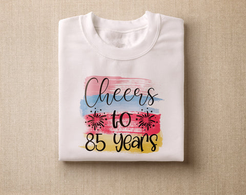 85th Birthday Sublimation Designs Bundle, 6 85th Birthday PNG Files, 85 And Fabulous PNG, Cheers To 85 Years PNG, Hello Eighty Five PNG, Vintage 1941 PNG Sublimation HappyDesignStudio 