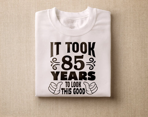85th Birthday SVG Bundle, 6 Designs, 85th Birthday Shirt SVG, 85 And Fabulous SVG, Cheers To 85 Years SVG, Vintage 1941 SVG, Hello Eighty Five SVG SVG HappyDesignStudio 