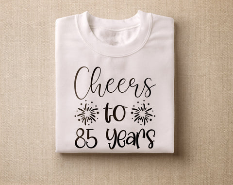 85th Birthday SVG Bundle, 6 Designs, 85th Birthday Shirt SVG, 85 And Fabulous SVG, Cheers To 85 Years SVG, Vintage 1941 SVG, Hello Eighty Five SVG SVG HappyDesignStudio 