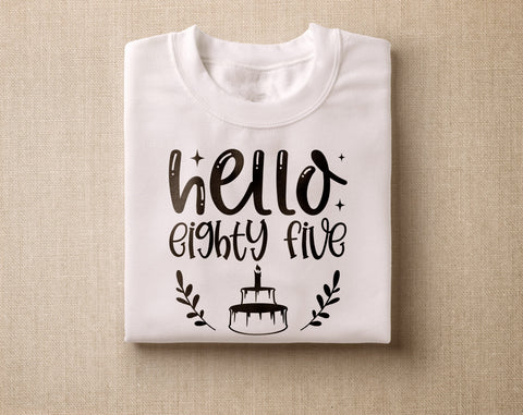 85th Birthday SVG Bundle, 6 Designs, 85th Birthday Shirt SVG, 85 And Fabulous SVG, Cheers To 85 Years SVG, Vintage 1941 SVG, Hello Eighty Five SVG SVG HappyDesignStudio 