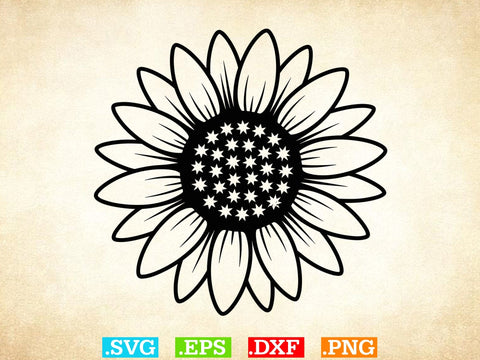 9 Sunflower Svg bundle, Sunflower Silhouette Svg, Flower Svg SVG Creativeart88 