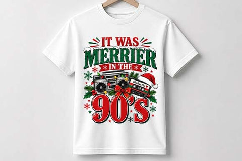 90s Christmas Retro Boombox Design SVG BillahCrafts 