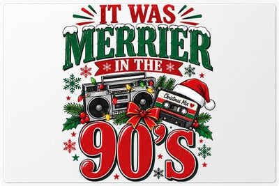 90s Christmas Retro Boombox Design SVG BillahCrafts 