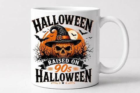 90s Halloween PNG, Retro Pumpkin Sublimation Design SVG BillahCrafts 