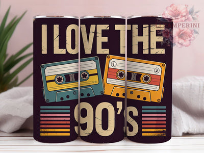 90’s Nostalgia Music 20oz Tumbler, 90’s Nostalgia Wrap, Vintage Music Sublimation Design, Nostalgic Music Lover Quote, 20oz Tumbler Wrap, Sublimation Design PNG, Music Gift Sublimation Li Zamperini 