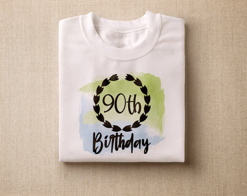 90th Birthday Sublimation Designs Bundle, 6 90th Birthday PNG Files, 90 And Fabulous PNG, Cheers To 90 Years PNG, Hello Ninety PNG, Vintage 1935 PNG Sublimation HappyDesignStudio 