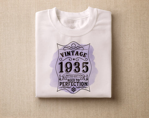 90th Birthday Sublimation Designs Bundle, 6 90th Birthday PNG Files, 90 And Fabulous PNG, Cheers To 90 Years PNG, Hello Ninety PNG, Vintage 1935 PNG Sublimation HappyDesignStudio 