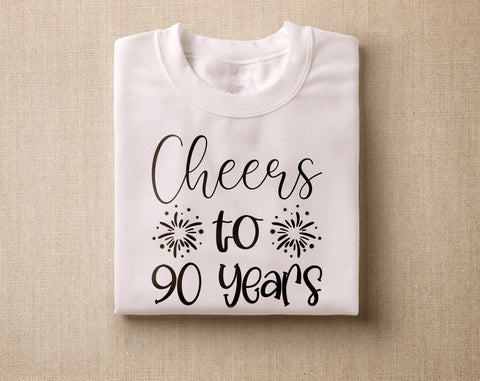 90th Birthday SVG Bundle, 6 Designs, 90 And Fabulous SVG, Cheers To 90 Years SVG, Vintage 1936 SVG, It Took 90 Years To Look This Good SVG, Hello Ninety SVG SVG HappyDesignStudio 