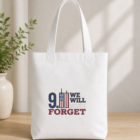 9/11 We Will Never Forget Patriotic Machine Embroidery Design – American Flag Memorial Embroidery File Embroidery/Applique DESIGNS PatternFeed8 