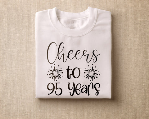 95th Birthday SVG Bundle, 6 Designs, 95th Birthday Shirt SVG, 95 And Fabulous SVG, Cheers To 95 Years SVG, Vintage 1930 SVG, Hello Ninety Five SVG SVG HappyDesignStudio 
