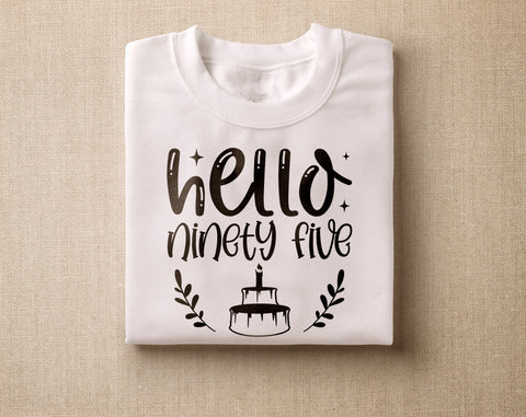 95th Birthday SVG Bundle, 6 Designs, 95th Birthday Shirt SVG, 95 And Fabulous SVG, Cheers To 95 Years SVG, Vintage 1930 SVG, Hello Ninety Five SVG SVG HappyDesignStudio 