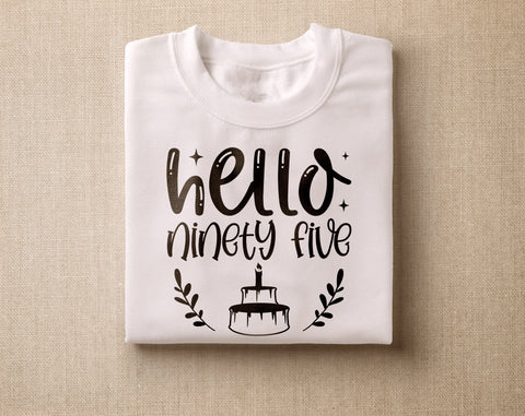 95th Birthday SVG Bundle, 6 Designs, 95th Birthday Shirt SVG, 95 And Fabulous SVG, Cheers To 95 Years SVG, Vintage 1931 SVG, Hello Ninety Five SVG SVG HappyDesignStudio 