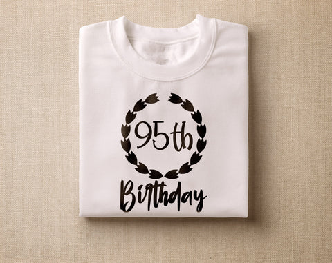 95th Birthday SVG Bundle, 6 Designs, 95th Birthday Shirt SVG, 95 And Fabulous SVG, Cheers To 95 Years SVG, Vintage 1931 SVG, Hello Ninety Five SVG SVG HappyDesignStudio 