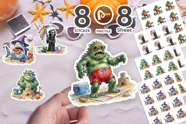 Awkward-Retro-Monster-Beach-Panic-Artnoy-02.jpg
