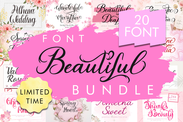 Beautiful Font Bundle.png