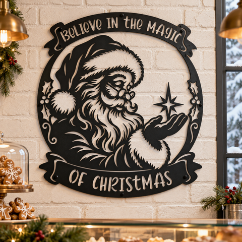Believe in the magic of Christmas laser svg (3).png