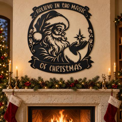 Believe in the magic of Christmas laser svg (7).png