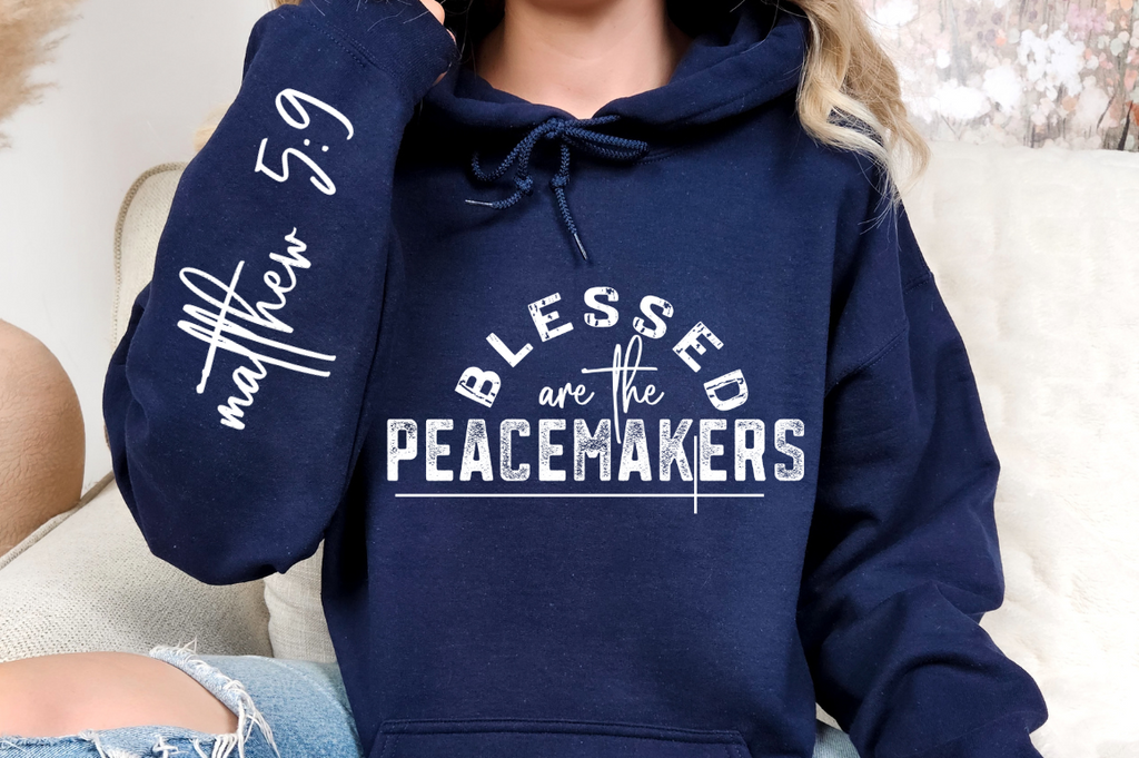 Blessed Are The Peacemakers SVG Design - So Fontsy