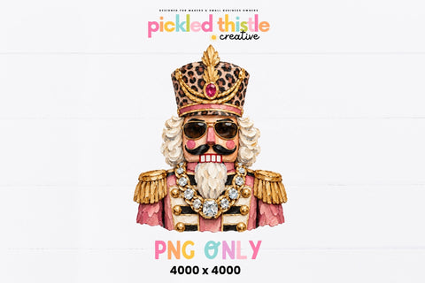 Bling Nutcracker PNG with Leopard Hat and Sunglasses.jpg
