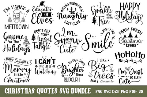 CHRISTMAS Quotes SVG Design Bundle.jpg