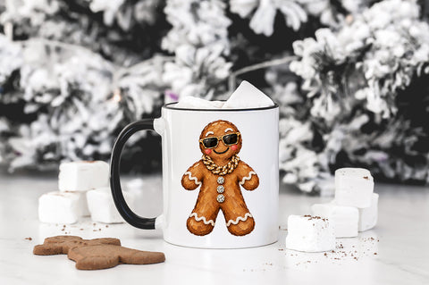 Christmas Cookie PNG with Sunglasses and Jewelry.jpg