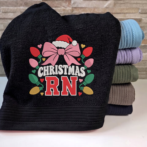 Christmas RN Santa Hat - Black_Towel.jpg