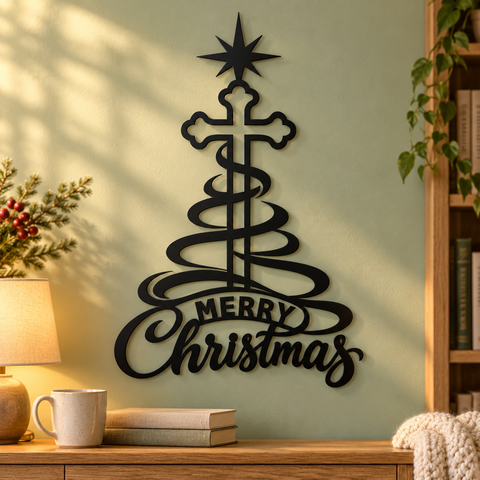 Christmas Ribbon Cross laser svg 5.png
