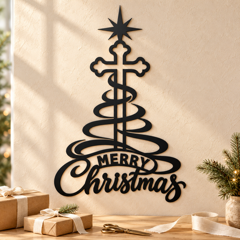 Christmas Ribbon Cross laser svg 8.png