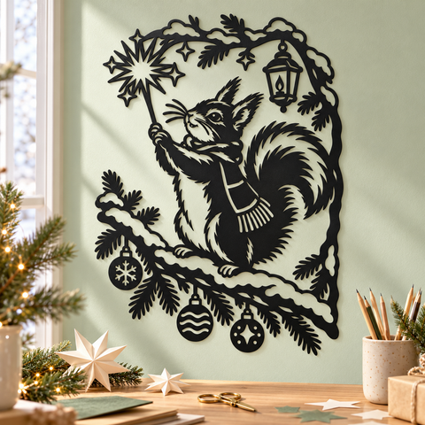 Christmas Star Squirrel laser svg 5.png
