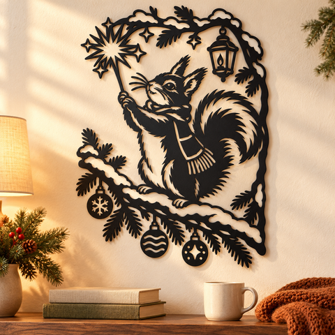 Christmas Star Squirrel laser svg 8.png