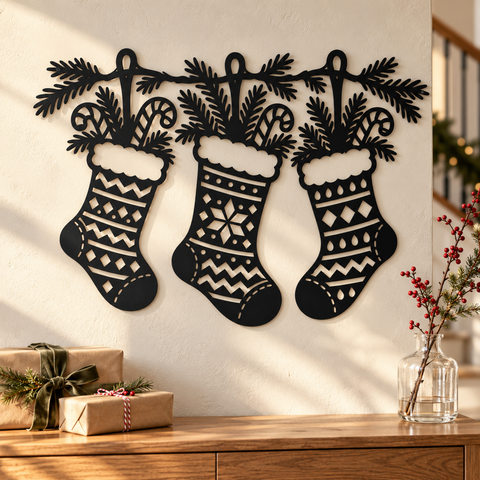 Christmas Stocking Garland laser svg 2.png