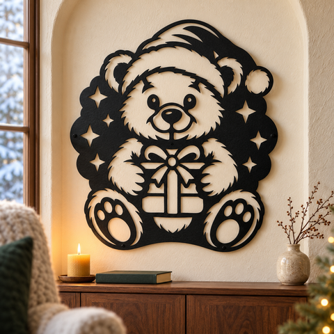 Christmas Teddy Bear laser svg 8.png