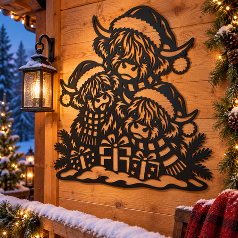 Christmas highland cow trio laser svg (5).png