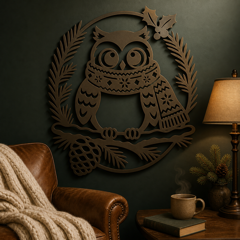 Christmas owl lase svg (5).png