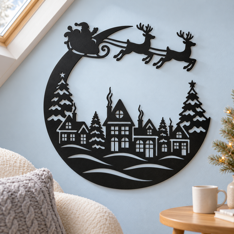 Crescent Christmas Village laser svg 1.png