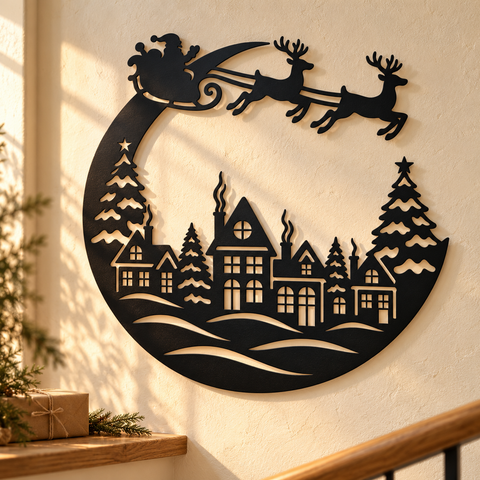 Crescent Christmas Village laser svg 2.png