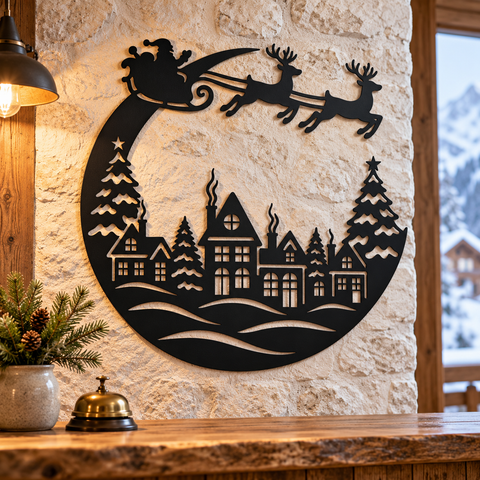 Crescent Christmas Village laser svg 4.png