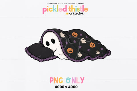 Cute Halloween ghost blanket PNG for sublimation.jpg