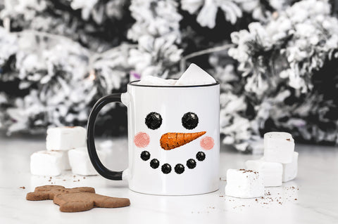 Cute Orange Nose Face PNG Craft Design.jpg