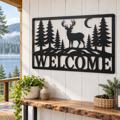 Deer forest welcome sign laser svg  (4).png
