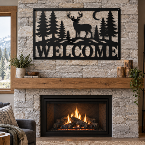 Deer forest welcome sign laser svg  (6).png