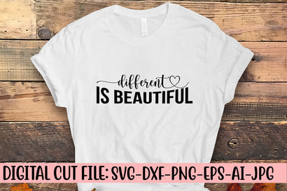 Different Is Beautiful SVG Cut File .jpg