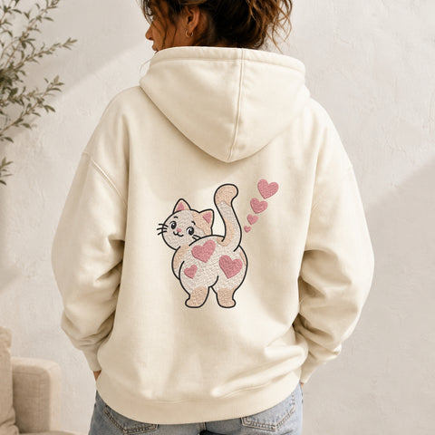 EF627. Cute Cat Heart Fart - White_Hoodie.jpg