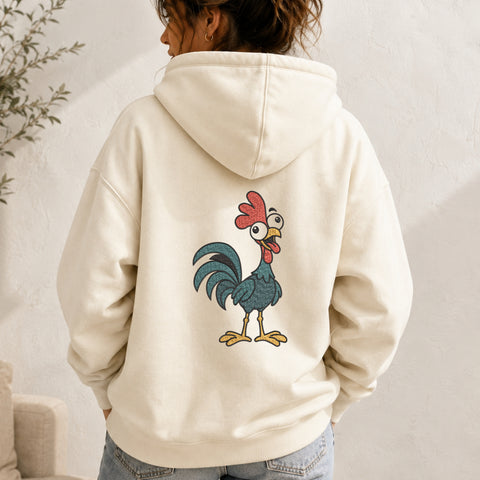 EF629. Funny Hei Hei Rooster - White_Hoodie.jpg