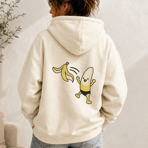 EF631. Funny Peeled Banana - White_Hoodie.jpg