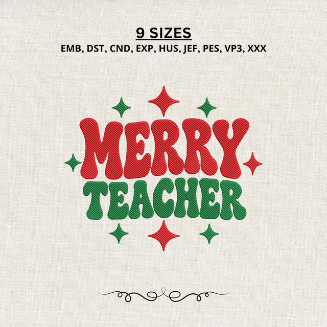 EF641. Merry Teacher Retro Christmas - Main_White_Mockup.jpg